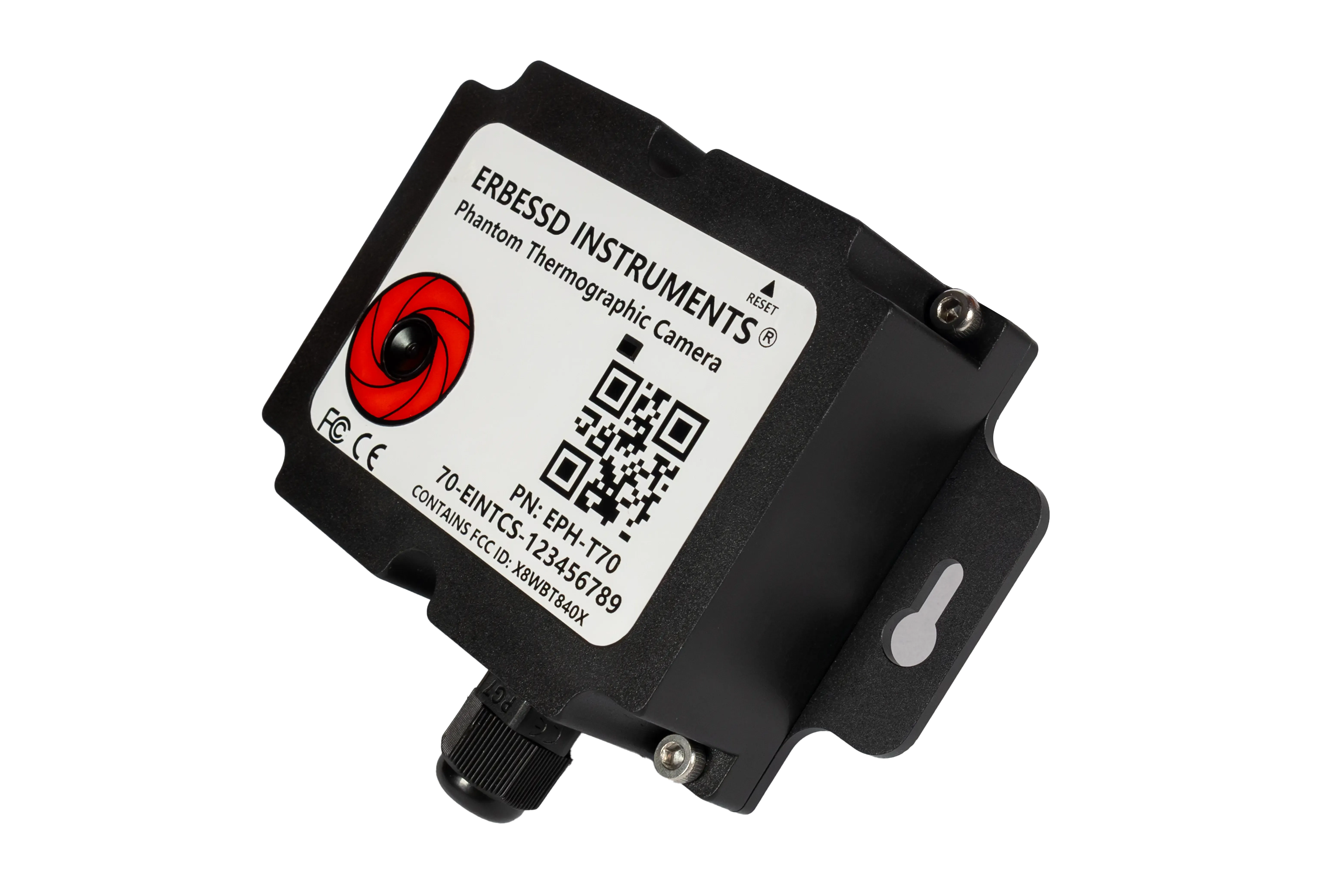 PHANTOM® EPH-T70 wireless thermal camera, perspective view